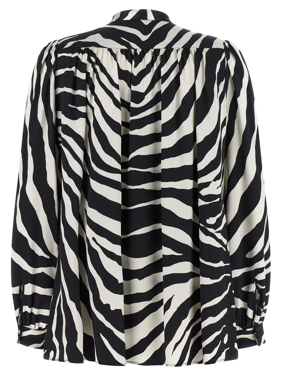 Dolce &amp; Gabbana Bicolor Silk Blouse