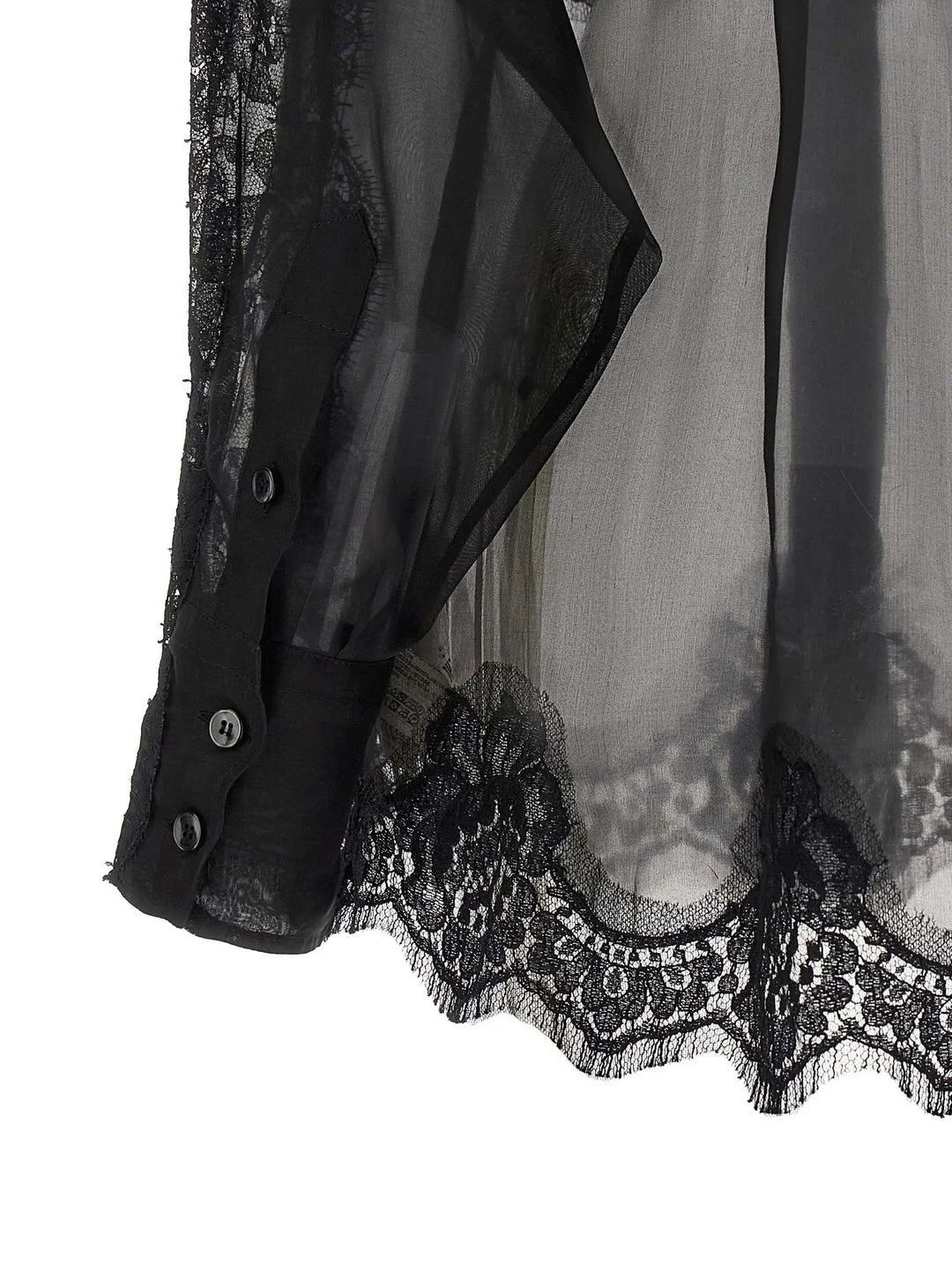 Dolce &amp; Gabbana Black Silk Blouse