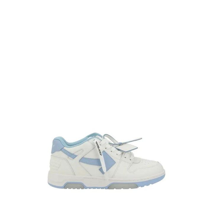 Off-White White Calf Leather Bos Taurus Athletic Sneakers