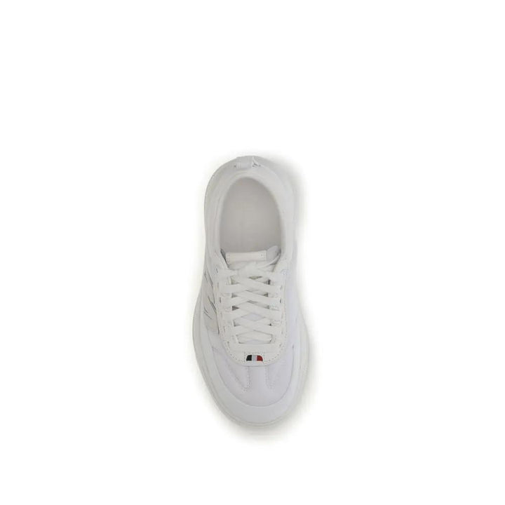 Moncler White Polyamide Athletic Sneakers