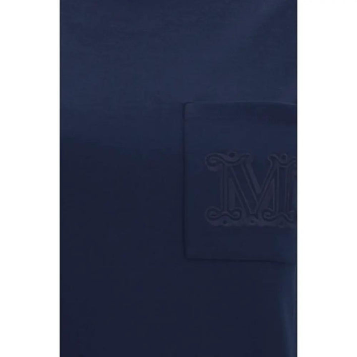 Max Mara Blue Cotton T-Shirt