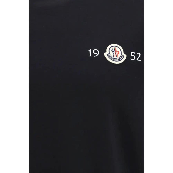 Moncler Black Cotton T-Shirt