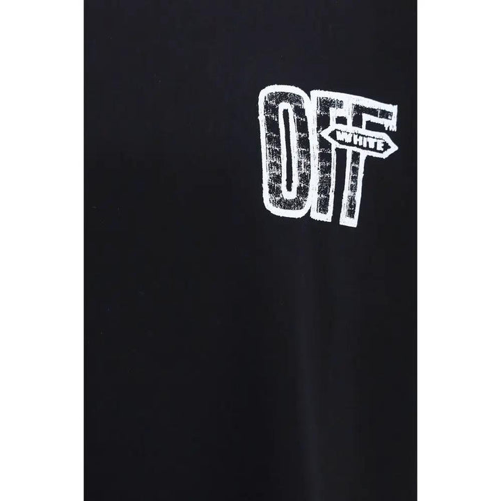 Off-White Black Cotton Sportswear