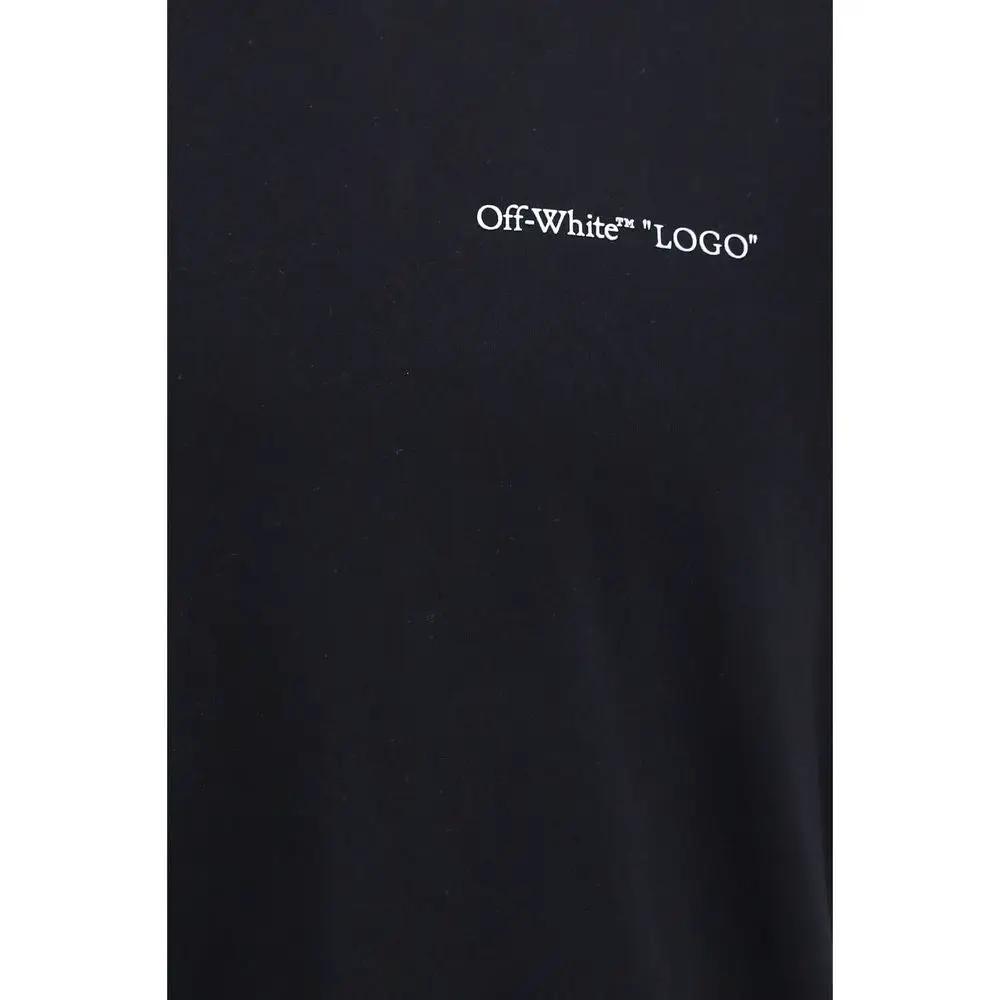 Off-White Black Cotton T-Shirt