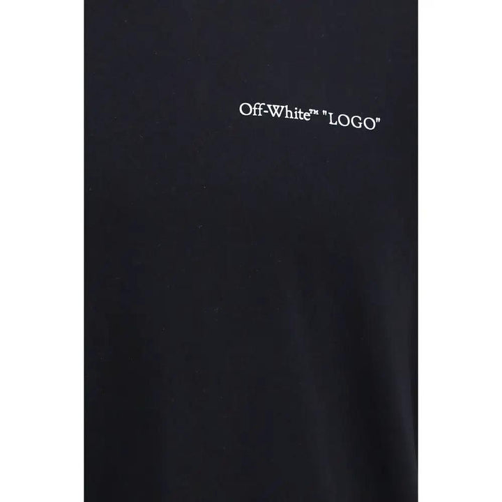 Off-White Black Cotton T-Shirt