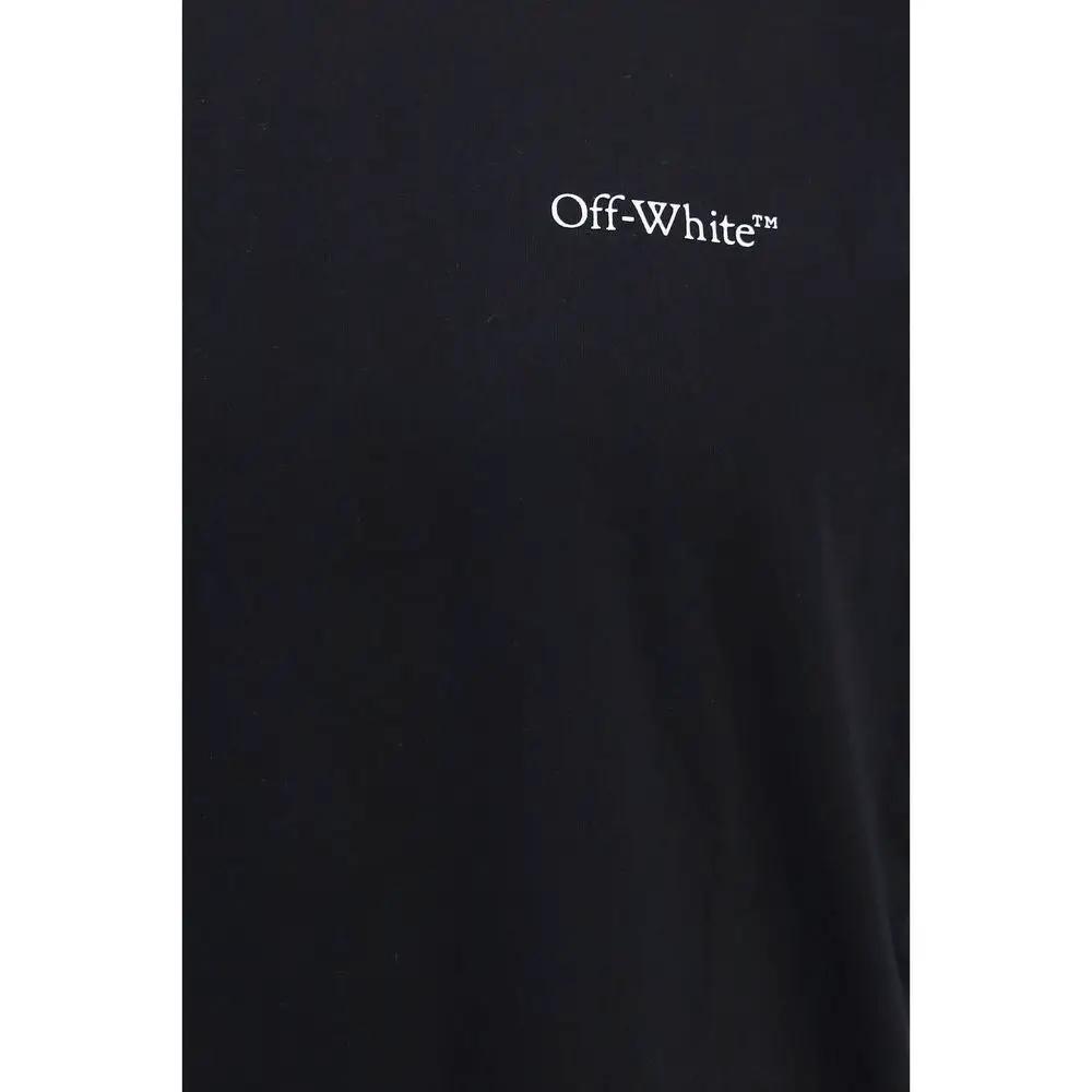 Off-White Black Cotton T-Shirt
