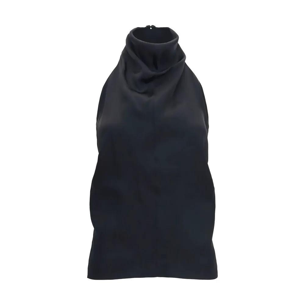 Khaite Black Acetate Blouse