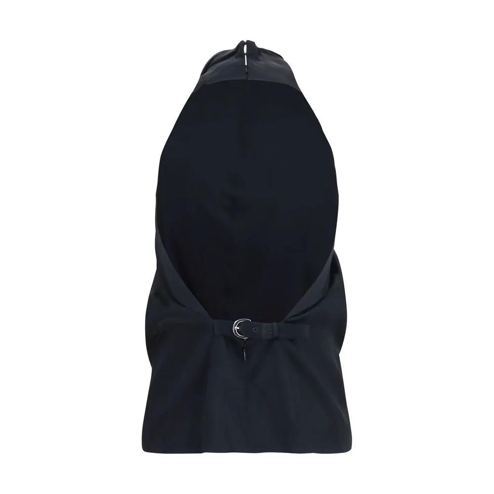Khaite Sample Sale | Khaite Black Acetate Blouse - | Designer outlet