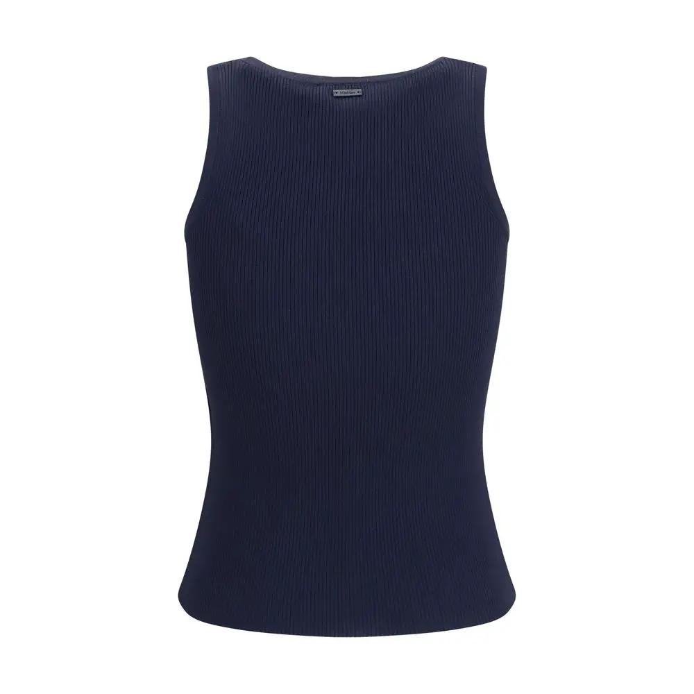 Max Mara Sample Sale | Max Mara Blue Viscose Tank Tops - | Designer outlet