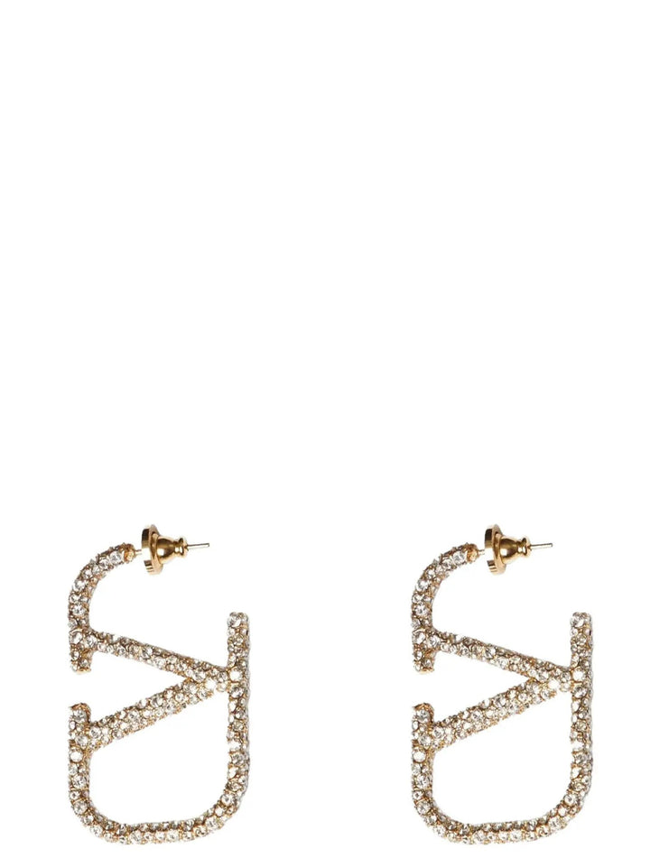 Valentino Garavani Sample Sale | Valentino Garavani Gold Brass Earrings - | Designer outlet