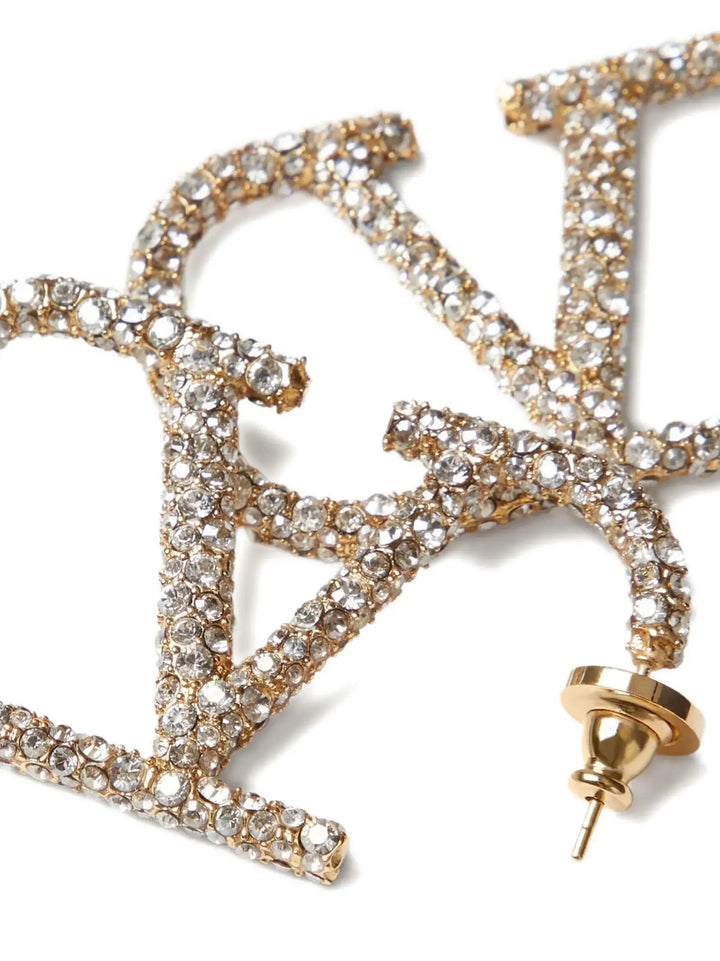 Valentino Garavani Sample Sale | Valentino Garavani Gold Brass Earrings - | Designer outlet