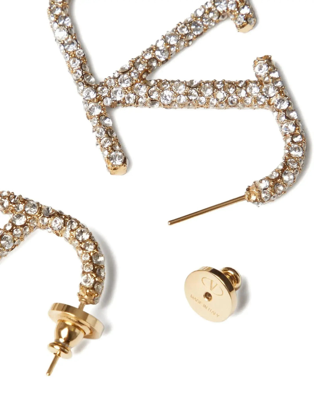Valentino Garavani Sample Sale | Valentino Garavani Gold Brass Earrings - | Designer outlet