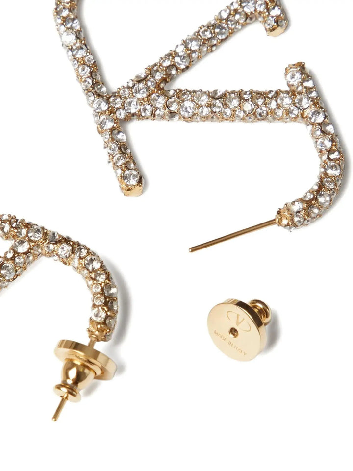 Valentino Garavani Sample Sale | Valentino Garavani Gold Brass Earrings - | Designer outlet