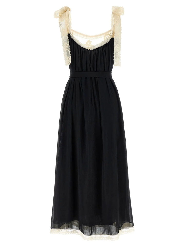 Zimmermann Bicolor Cotton Long Dress