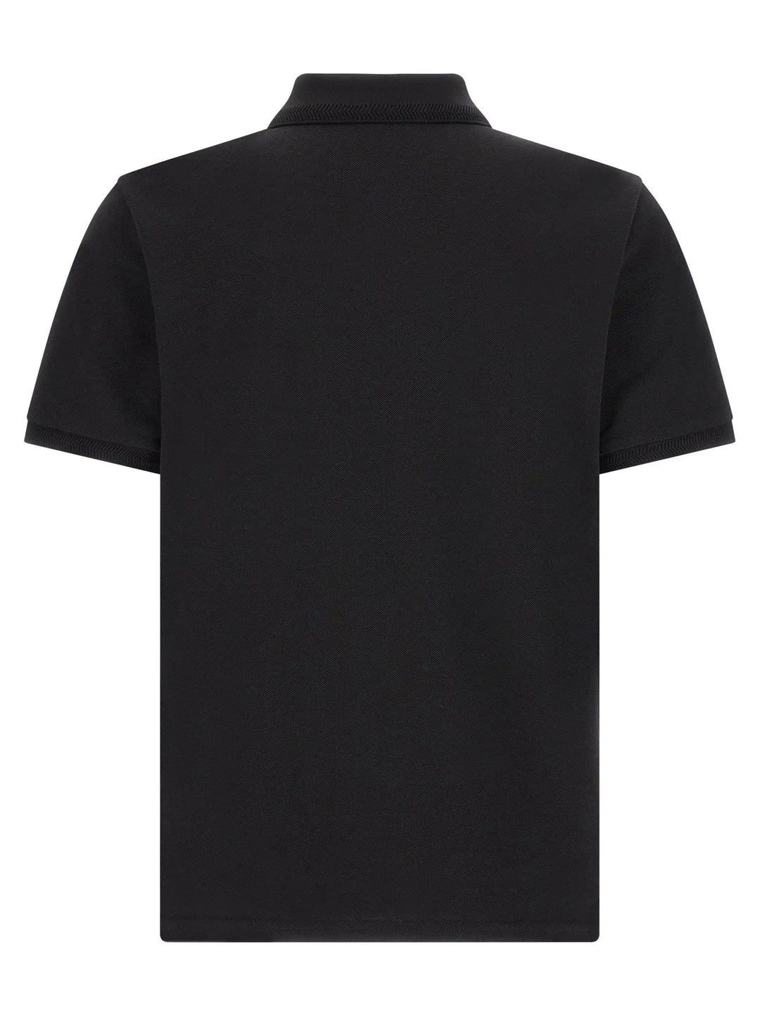 Moncler Sample Sale | Moncler Black Cotton Polo Shirt - | Designer outlet