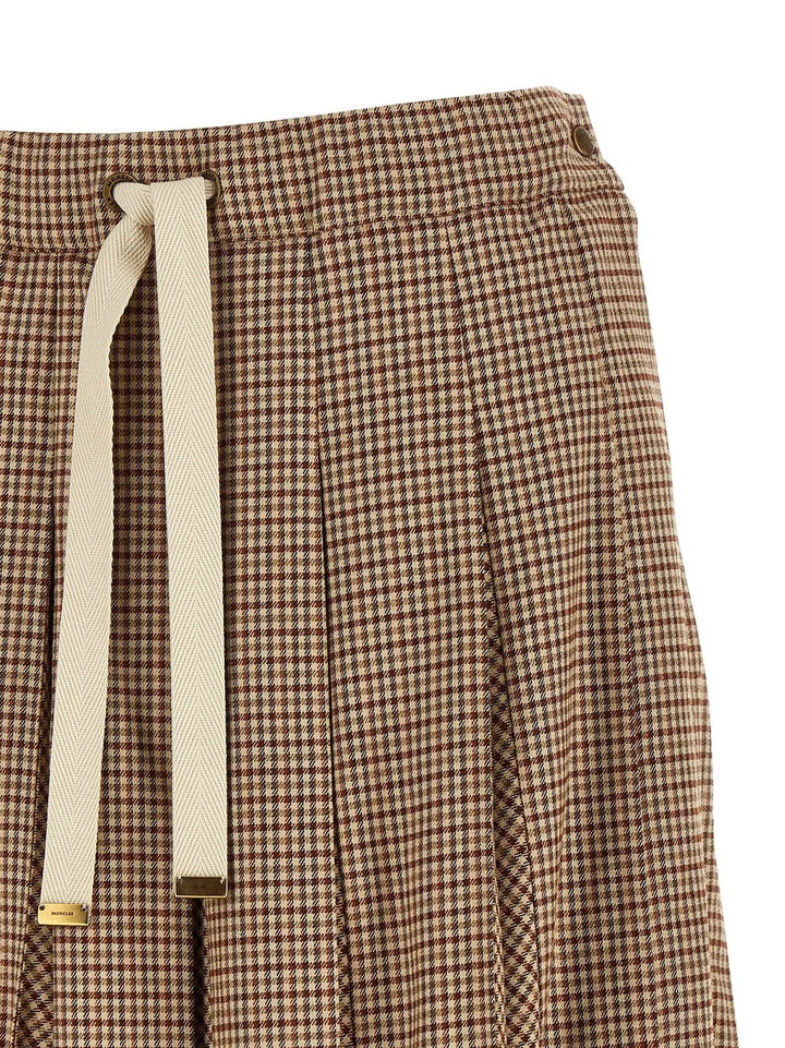 Moncler Sample Sale | Moncler Beige Viscose Midi Skirt - | Designer outlet