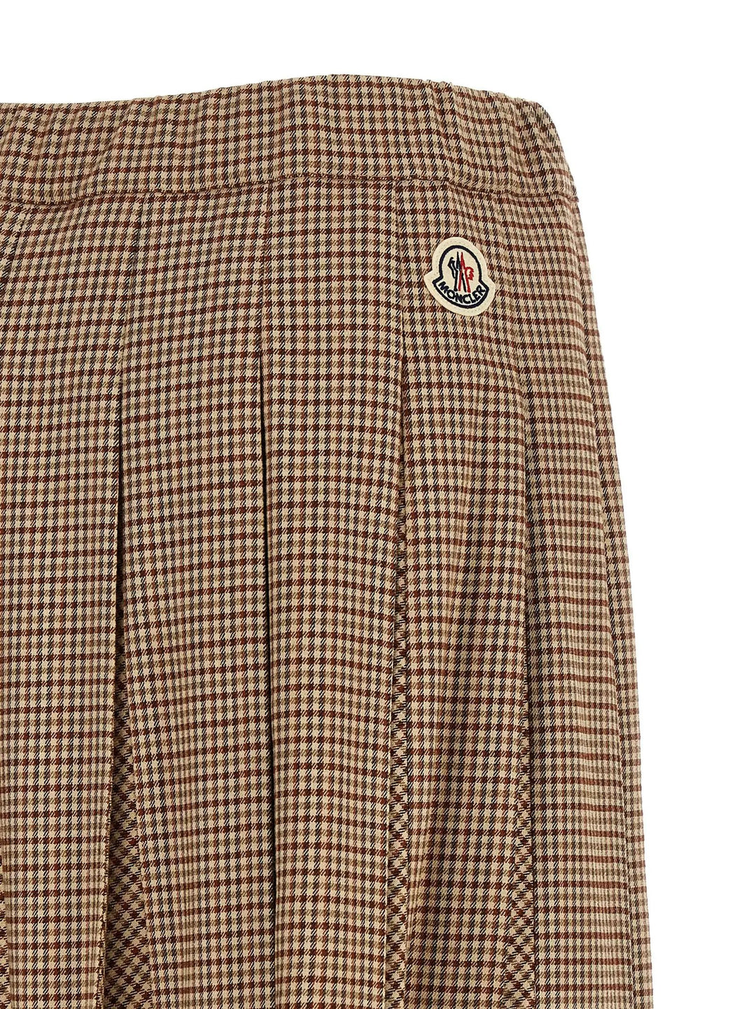 Moncler Sample Sale | Moncler Beige Viscose Midi Skirt - | Designer outlet
