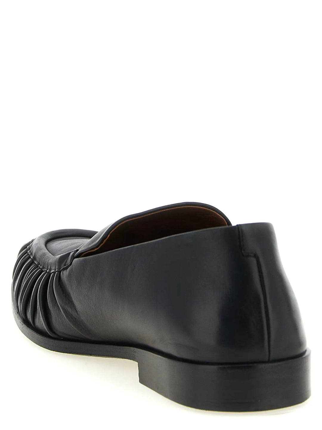 Marsell Black Calfskin Slip-On Loafers