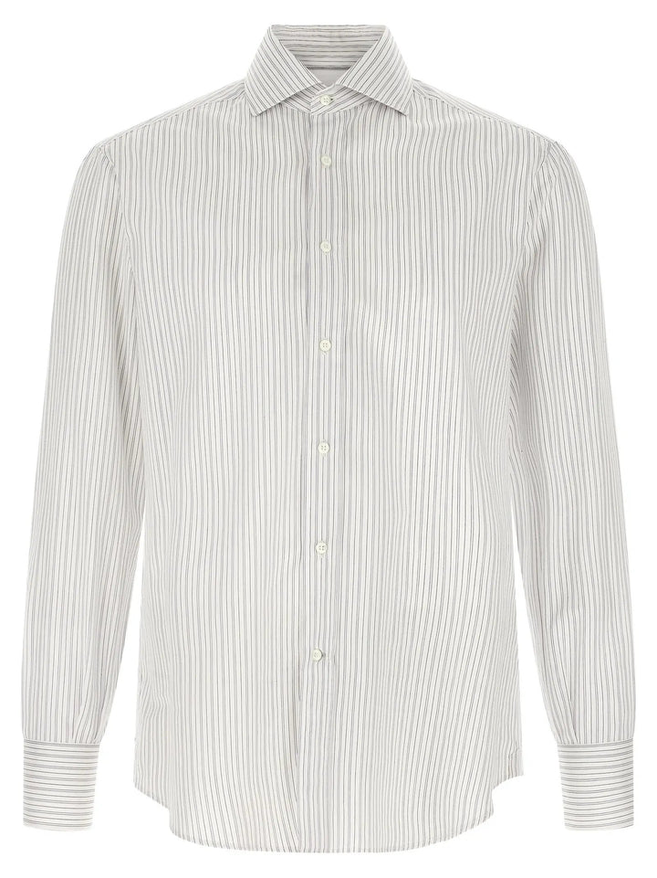 Brunello Cucinelli Blue Cotton Blouse
