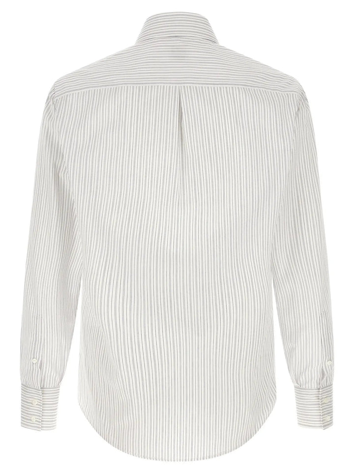 Brunello Cucinelli Blue Cotton Blouse