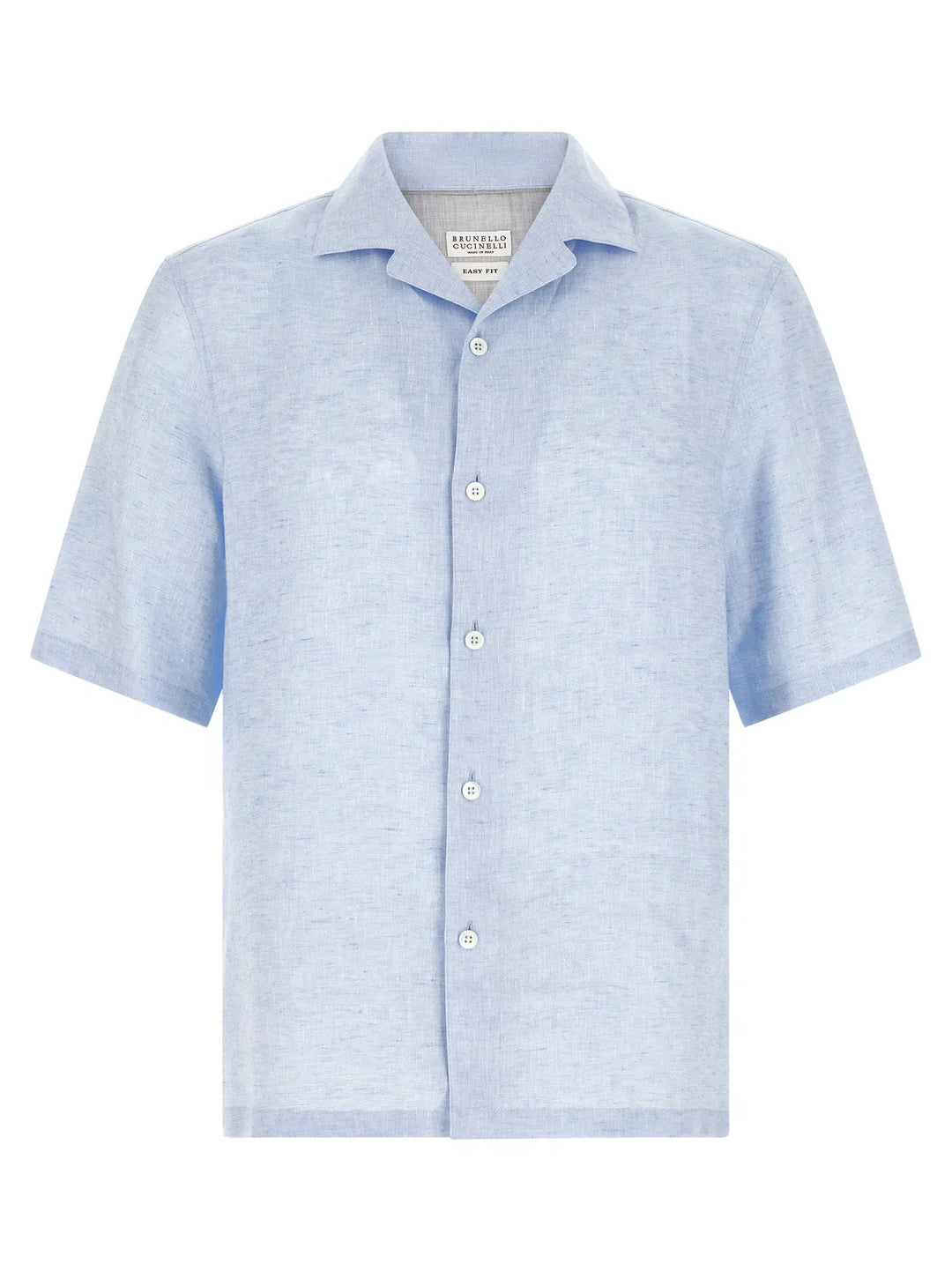 Brunello Cucinelli Sample Sale | Brunello Cucinelli Blue Linen Blouse - | Designer outlet