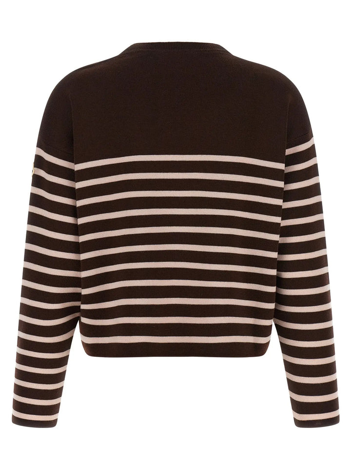 Moncler Sample Sale | Moncler White Virgin Wool Cardigan - | Designer outlet