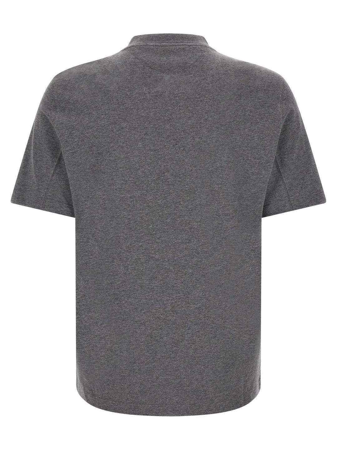 Brunello Cucinelli Gray Cotton T-Shirt