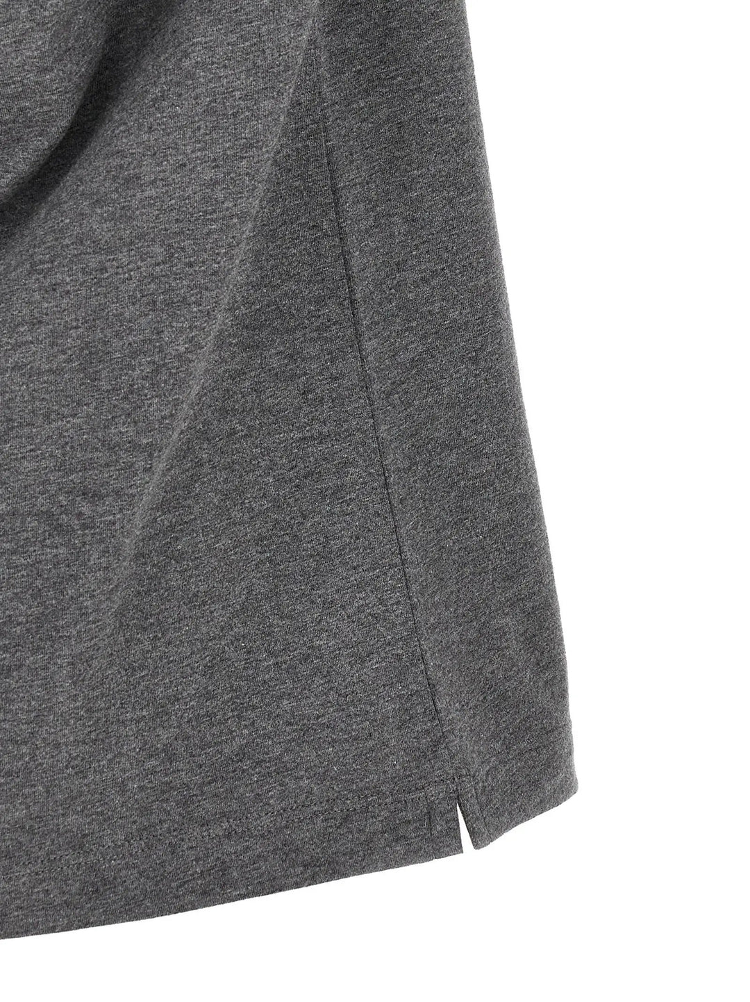 Brunello Cucinelli Gray Cotton T-Shirt