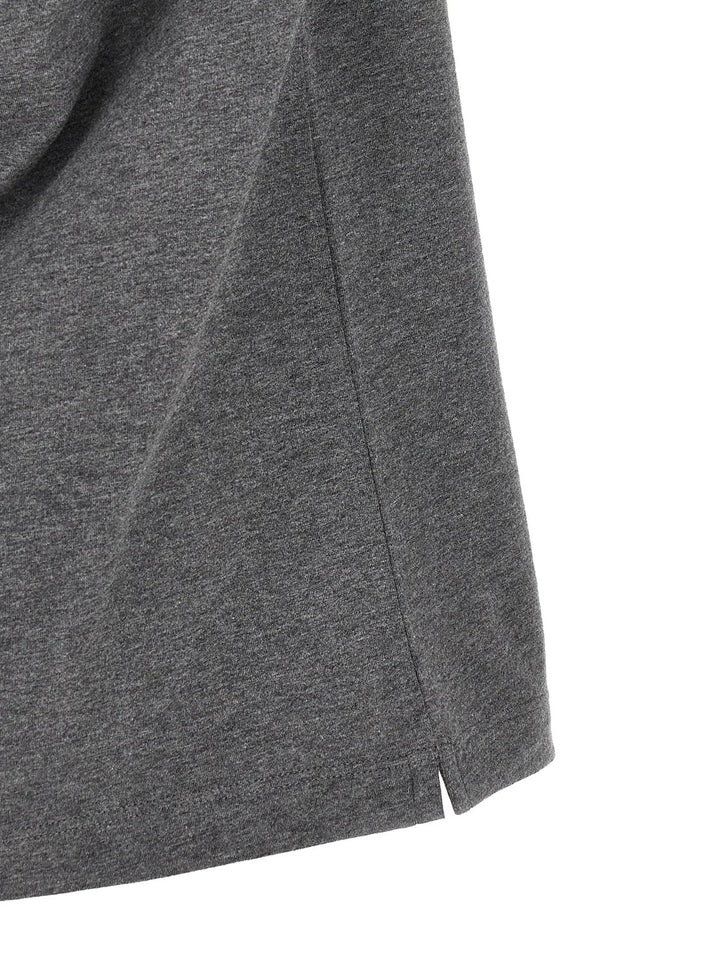 Brunello Cucinelli Gray Cotton T-Shirt