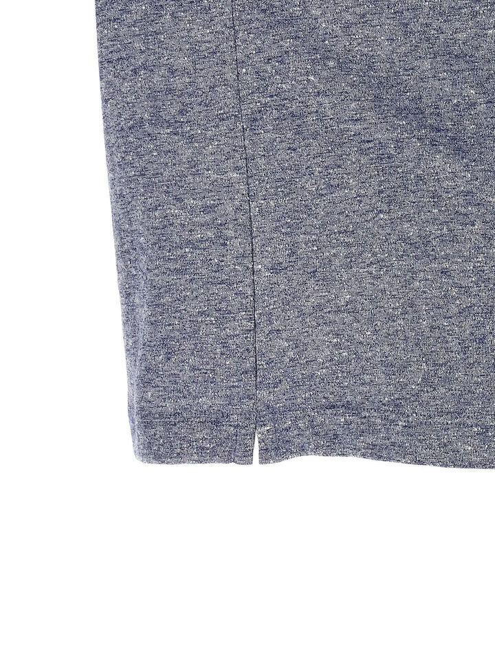 Brunello Cucinelli Blue Linen T-Shirt
