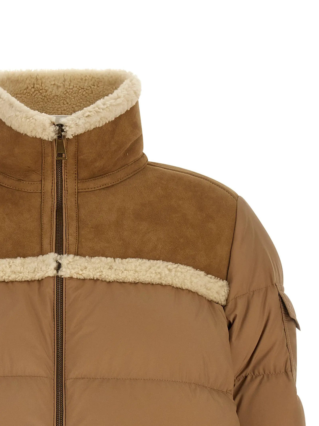 Moncler Sample Sale | Moncler Beige Polyester Full-Length Jacket - | Designer outlet