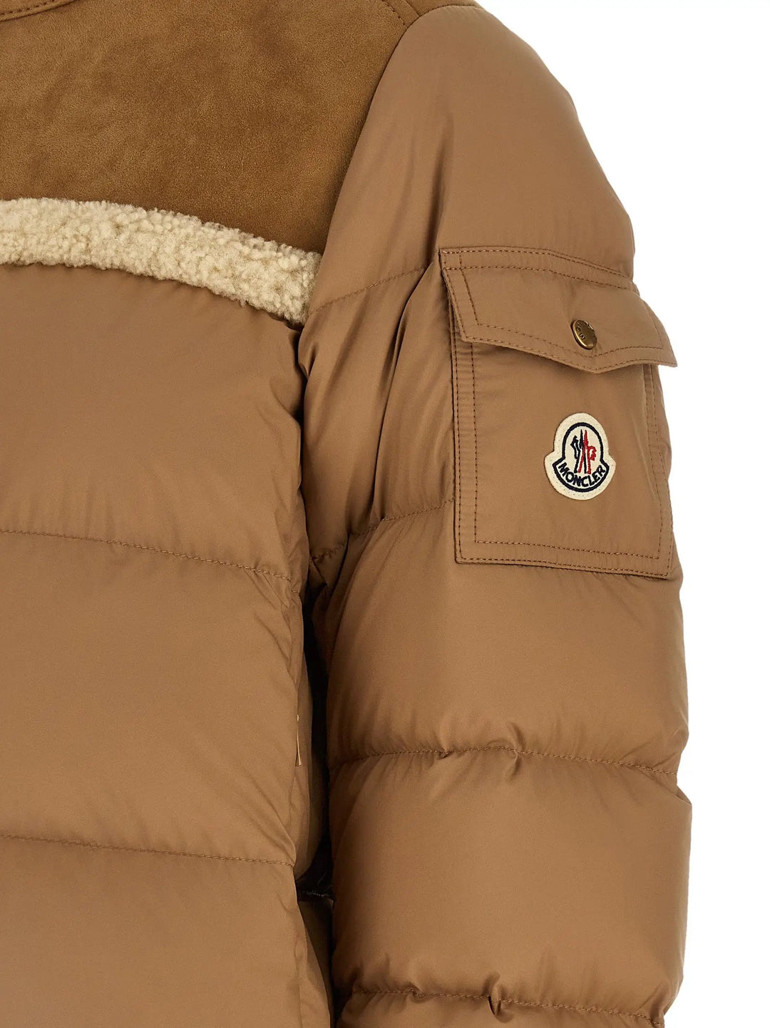Moncler Sample Sale | Moncler Beige Polyester Full-Length Jacket - | Designer outlet