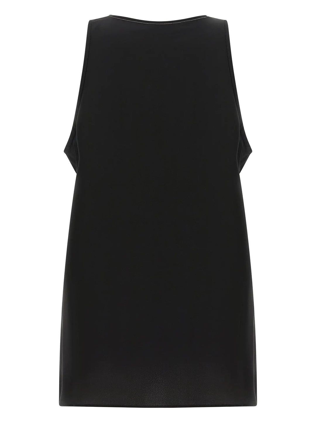 Brunello Cucinelli Black Silk Shirt