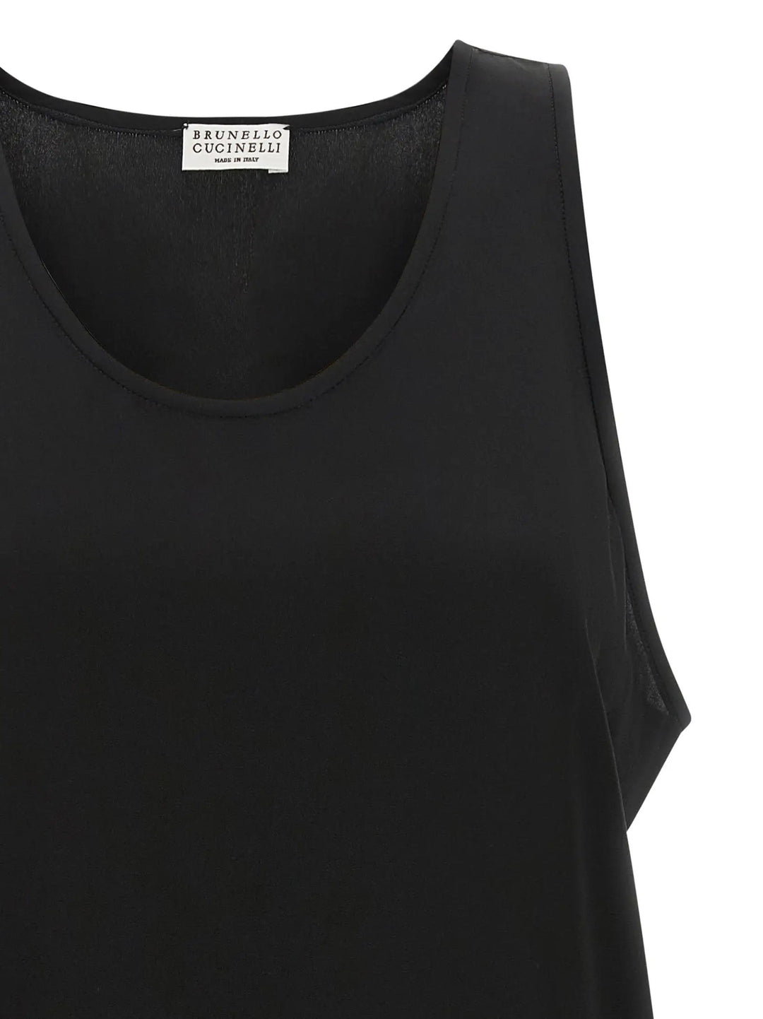 Brunello Cucinelli Black Silk Shirt