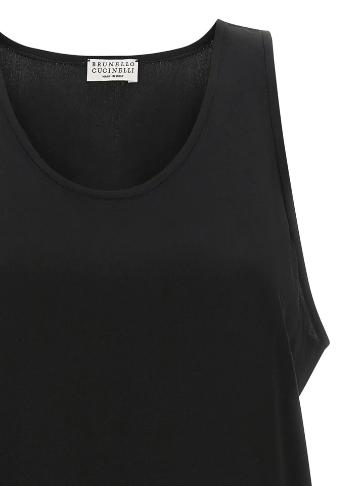 Brunello Cucinelli Black Silk Shirt
