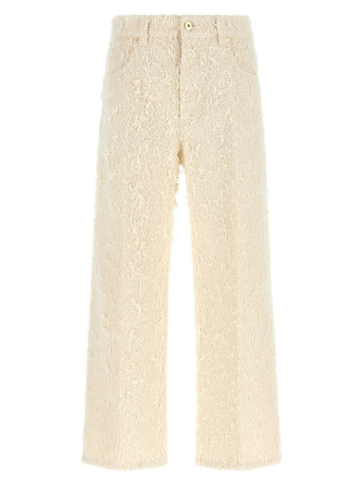 Brunello Cucinelli Beige Cotton Casual Pants