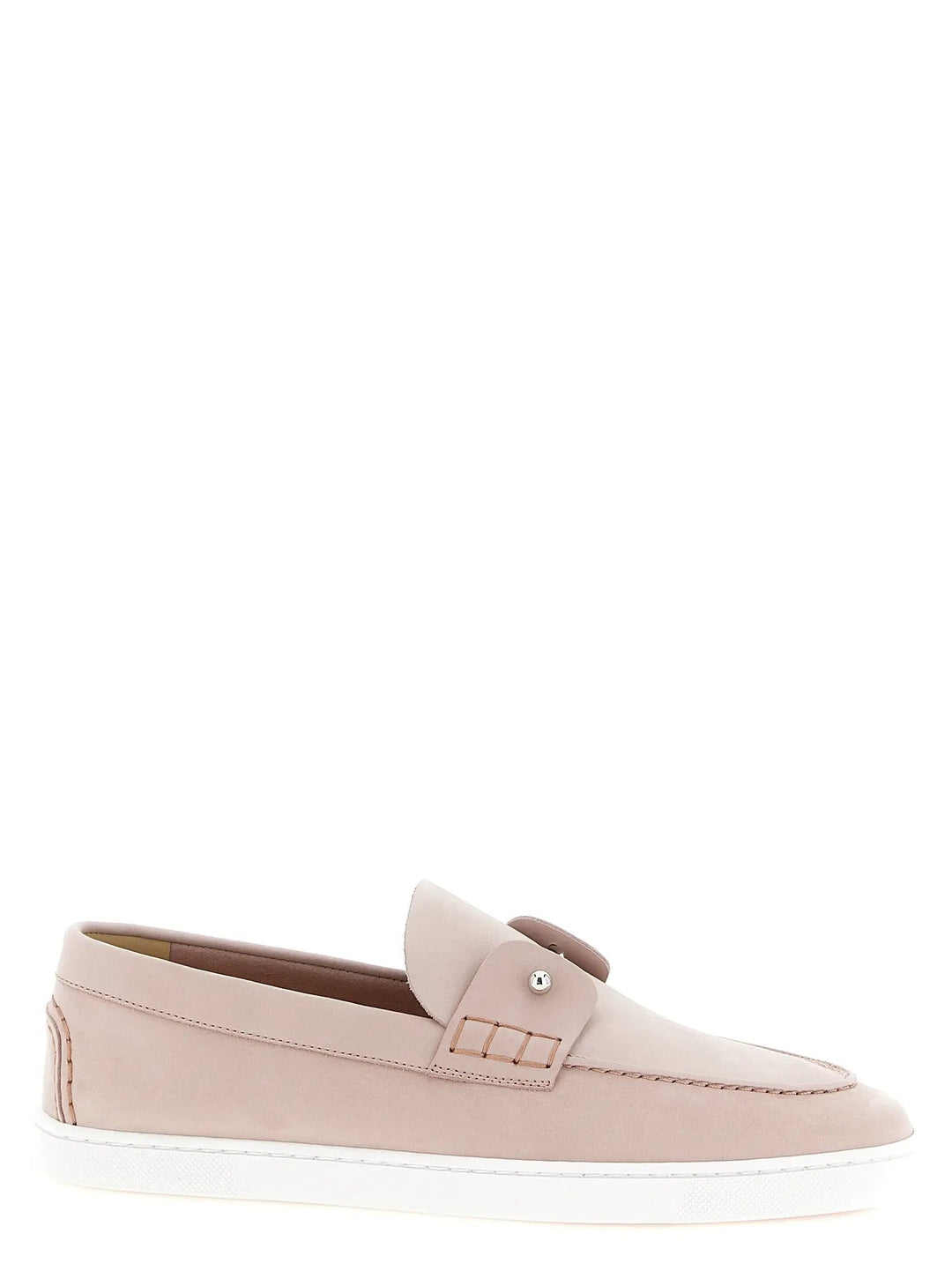 Christian Louboutin Multicolor Calfskin Slip-On Loafers