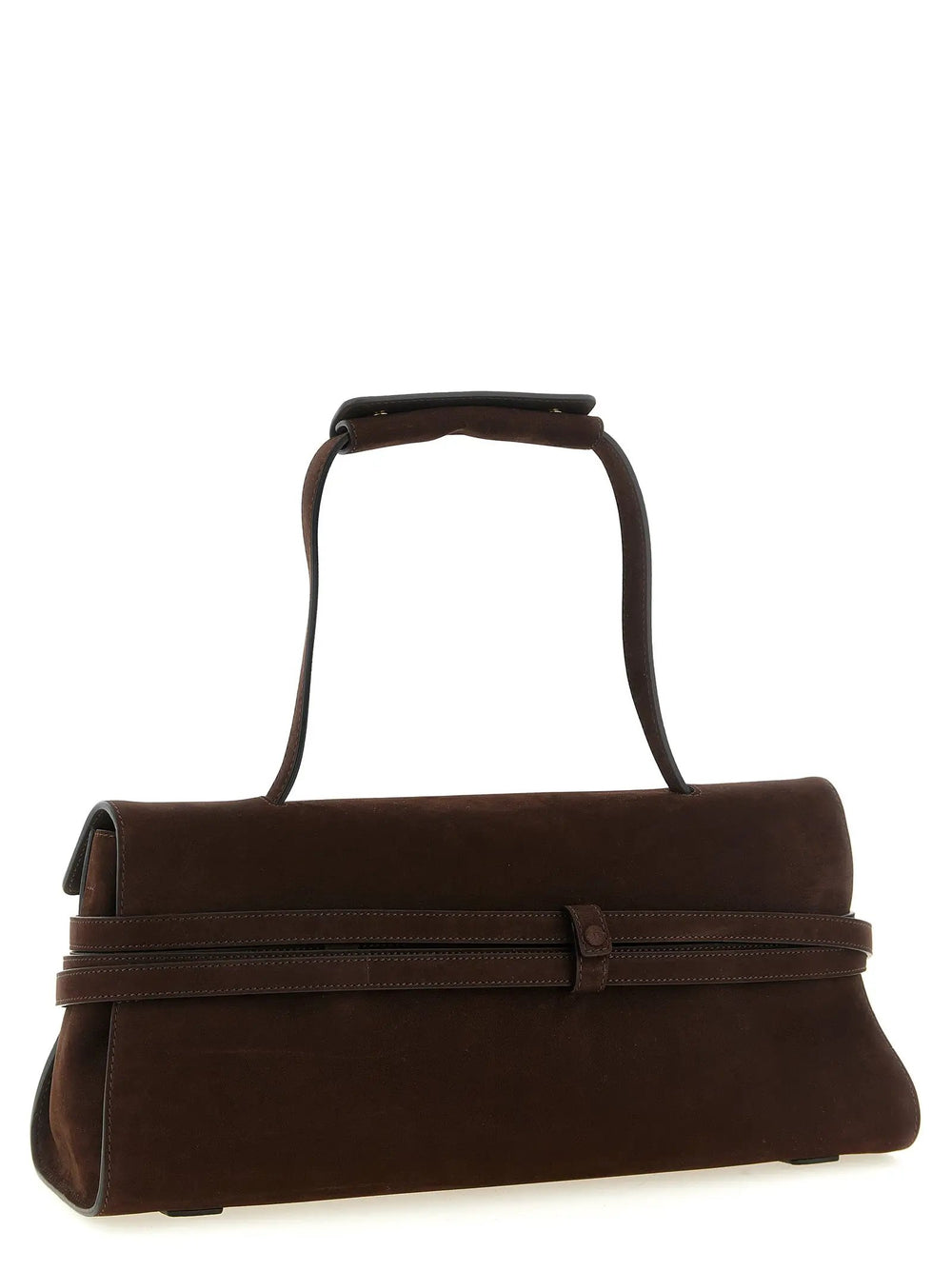 Moschino Sample Sale | Moschino Brown Calfskin Shoulder Bag - | Designer outlet