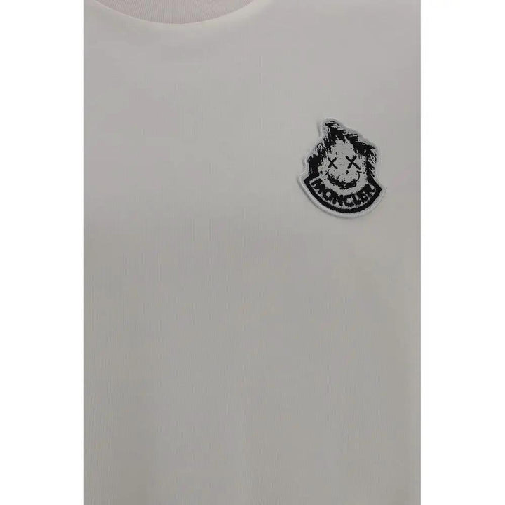 Moncler Beige Cotton T-Shirt