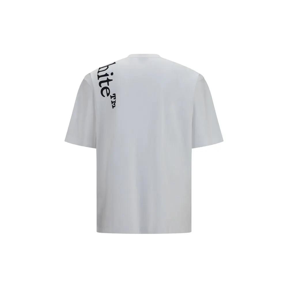 Off-White Sample Sale | Off-White White Cotton T-Shirt - | Designer outlet