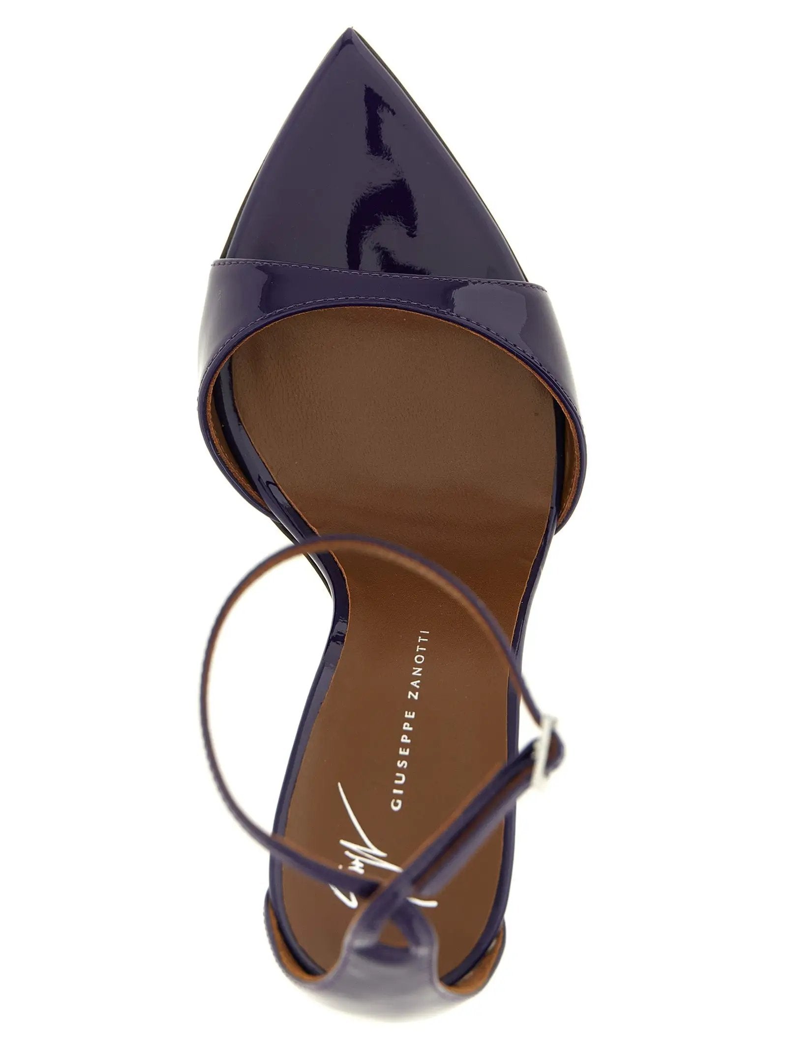 Giuseppe Zanotti Purple Calfskin Stiletto Heel Sandals – Ask Me Wear