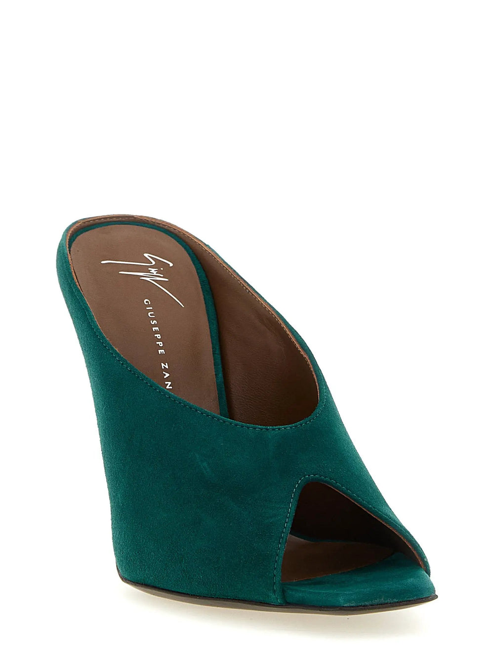Giuseppe Zanotti Sample Sale | Giuseppe Zanotti Bicolor Suede Leather Stiletto Heel Sandals - | Designer outlet