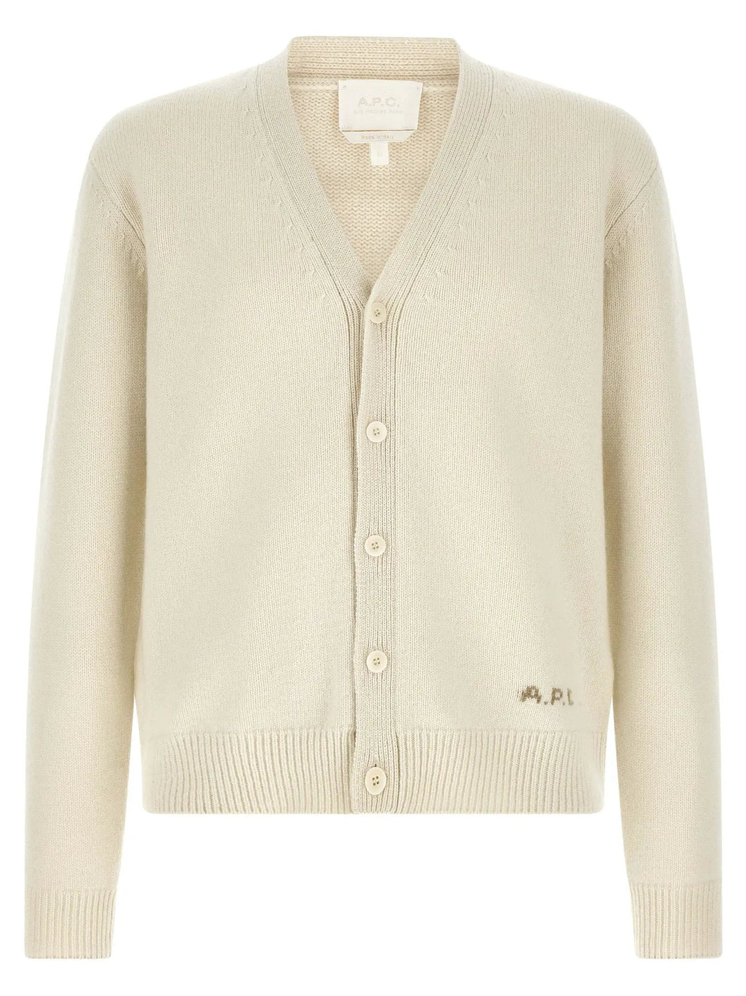 A.P.C. Sample Sale | A.P.C. White Wool Cardigan - | Designer outlet