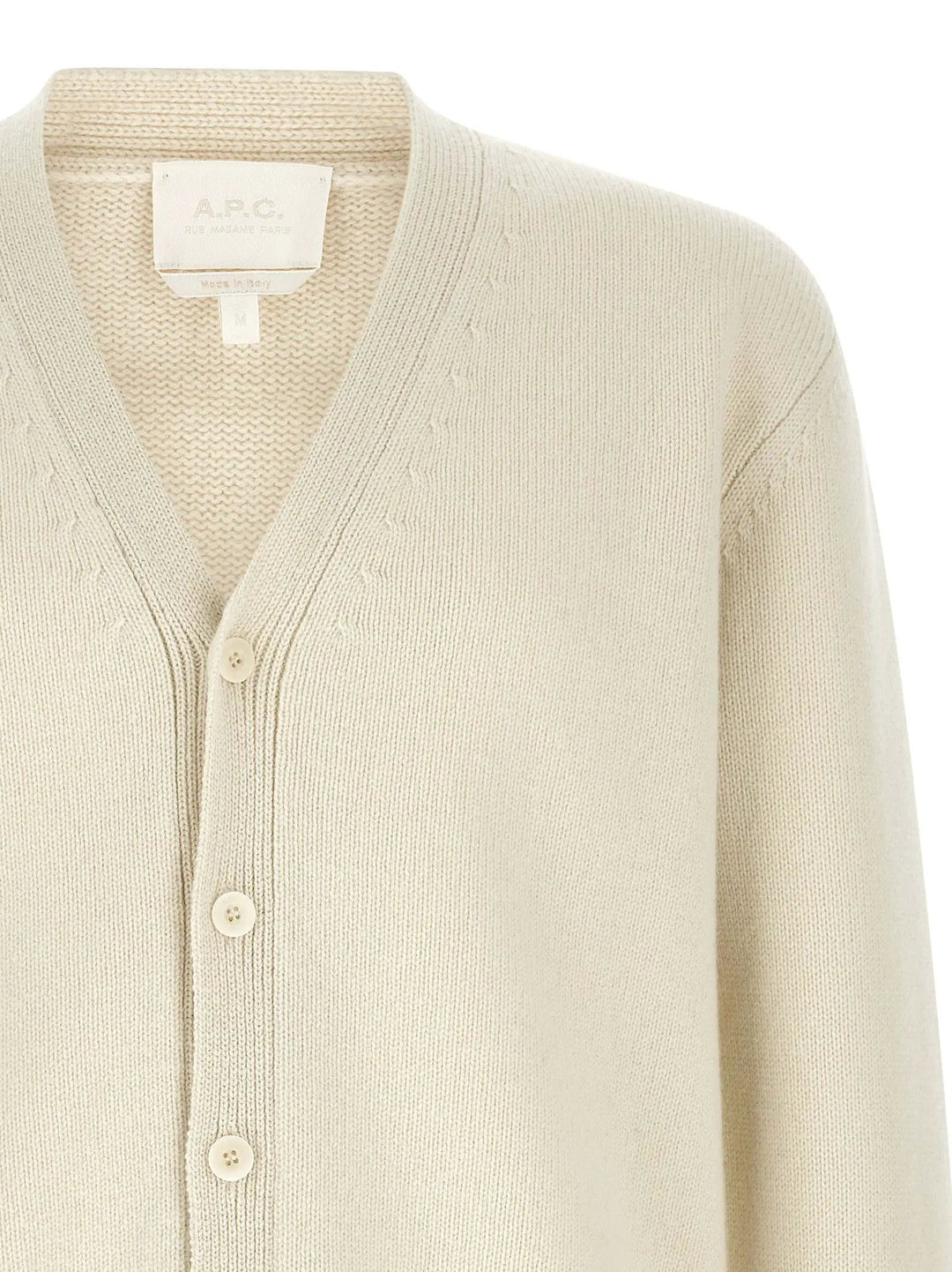 A.P.C. Sample Sale | A.P.C. White Wool Cardigan - | Designer outlet
