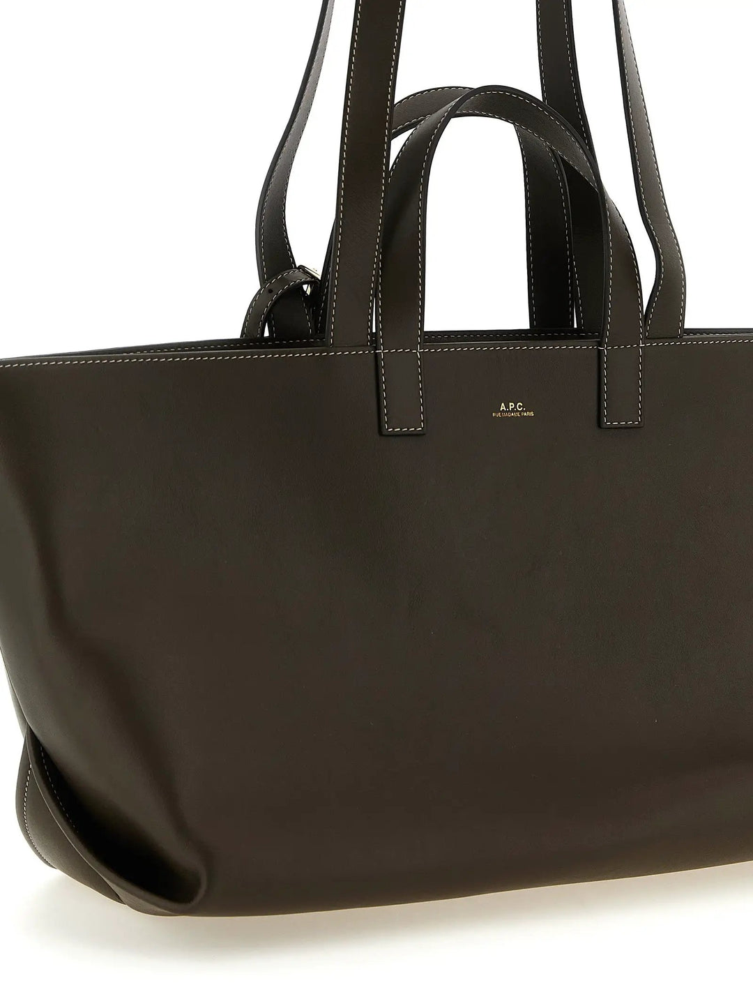 A.P.C. Sample Sale | A.P.C. Brown Cowhide Tote Bag - | Designer outlet