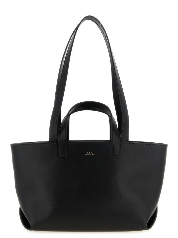 A.P.C. Sample Sale | A.P.C. Black Cowhide Tote Bag - | Designer outlet