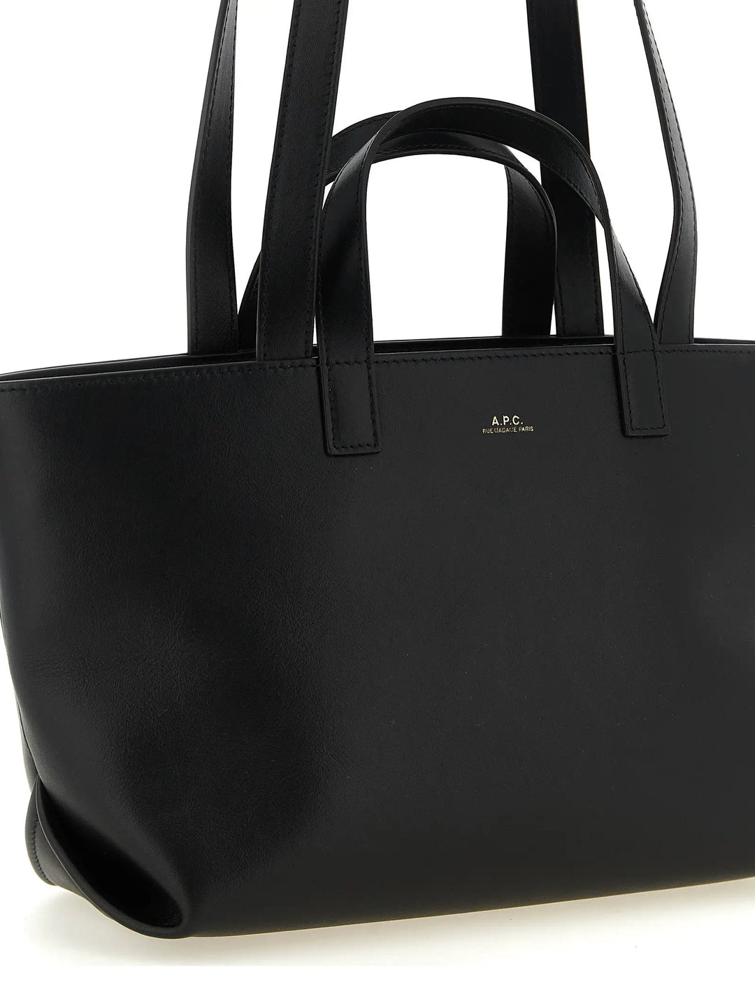 A.P.C. Sample Sale | A.P.C. Black Cowhide Tote Bag - | Designer outlet
