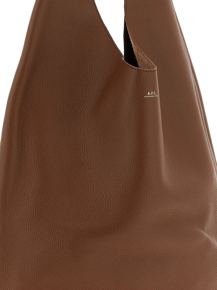 A.P.C. Sample Sale | A.P.C. Brown Cowhide Shoulder Bag - | Designer outlet