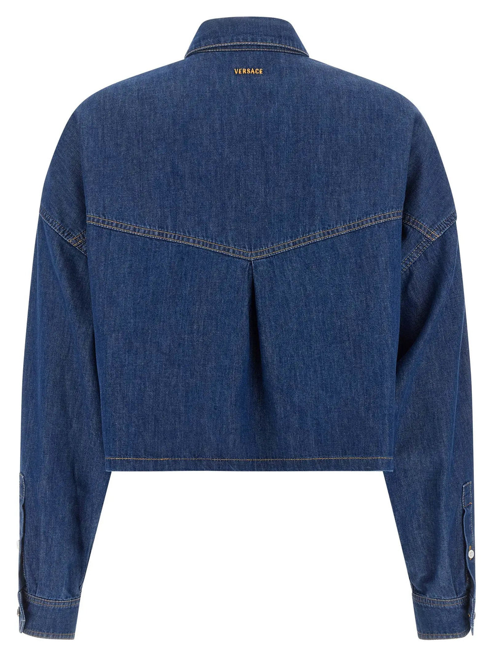 Versace Sample Sale | Versace Blue Cotton Blouse - | Designer outlet