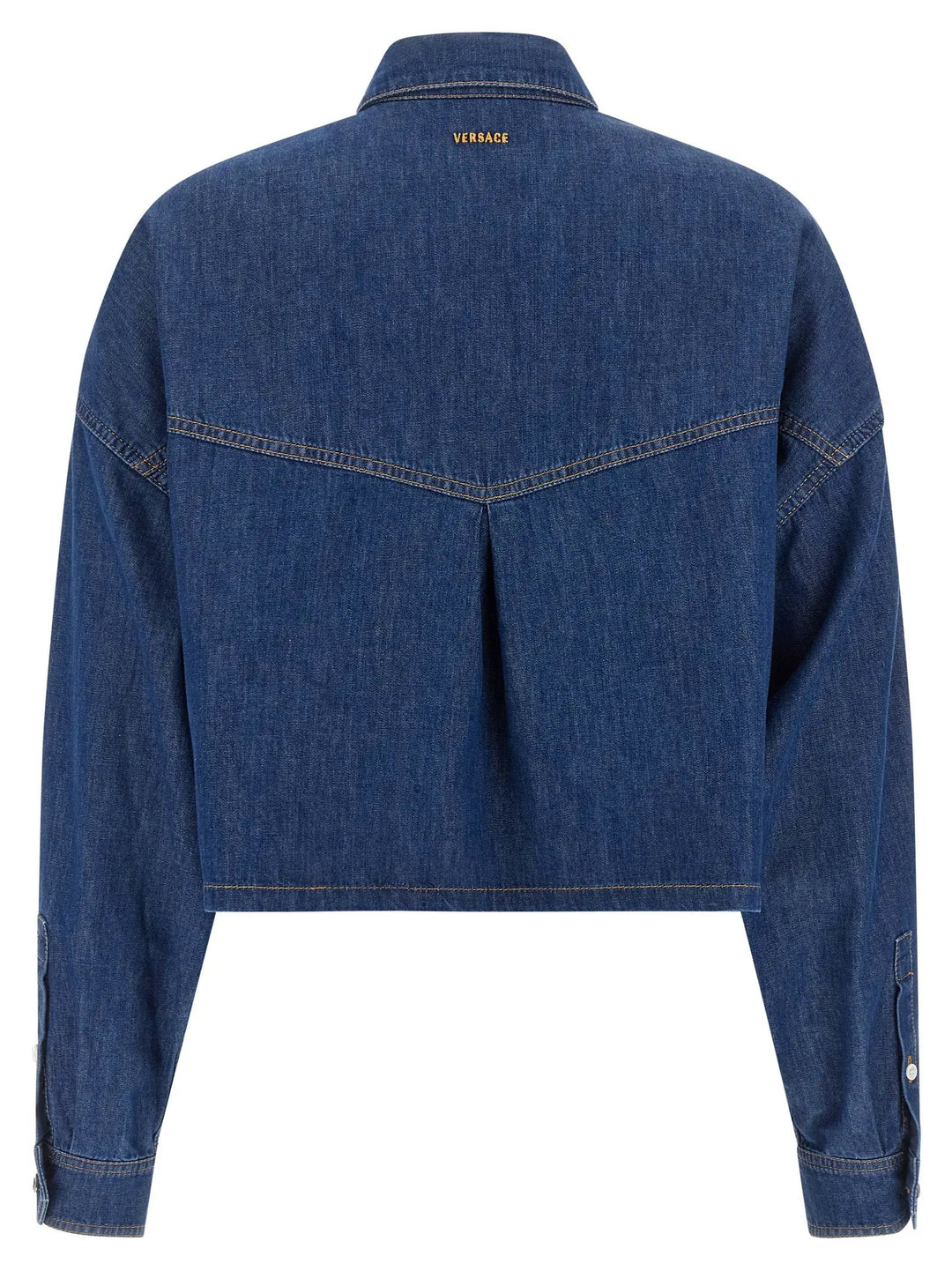 Versace Sample Sale | Versace Blue Cotton Blouse - | Designer outlet